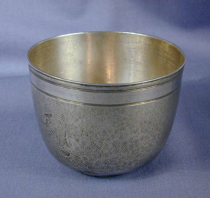 18th century German silver tumbler cup